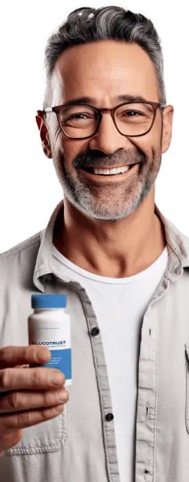 man holding glucotrust bottle.webp